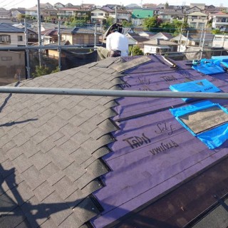 外壁、屋根リフォーム工事が完工しましたと富士見町追加工事の打ち合わせ