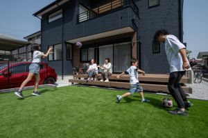 ２世帯住宅,吹抜や勾配天井のある家